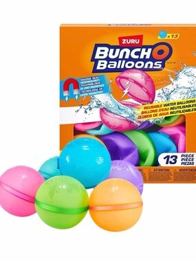 Bunch O Balloons Reusable Water Balloons - Multi Color (13 Pack)